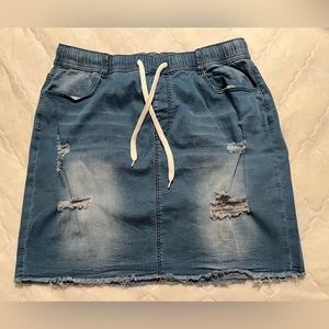 Vanberfia Jean Skirt